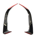 Rear Bumper Vent Canards for Mercedes CLA 200 AMG 14-18 (Carbon Fiber Look)