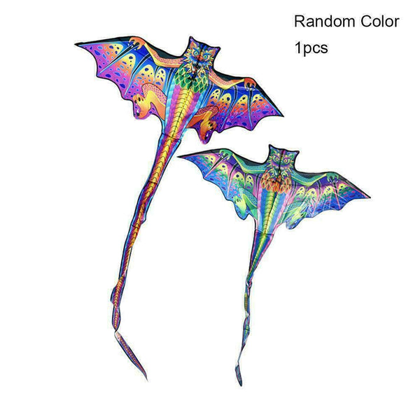 Colorful Bat Kite With 30M Kite Line Children Kite Outddoor Gifts Y7I6 B2P5