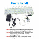 10FT White Dressing Mirror Lighted Cosmetic Makeup V LED Power Z8Z3 L2M1 R8D1