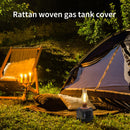 Gas Canister Cover Gas Tank Storage Bag for Camping (Black Camouflage S) Newly