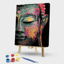 Painting By Numbers Kit DIY Buddha Hand Painted Canvas Oil Art Picture Gift