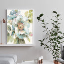 Canvas Painted Oil Paint By Numbers Flower Birds Wall Art Modern Bedroom Decor