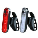 2pcs Rear Bike Tail Light Waterproof Bicycle Taillight for Night Riding