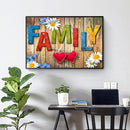 5D DIY Full Round Diamond Painting Family Women Art Cross Stitch Embroidery Kits