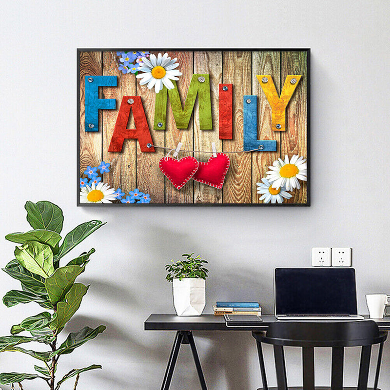 5D DIY Full Round Diamond Painting Family Women Art Cross Stitch Embroidery Kits