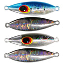 6cm 40g Spoon Jigbait Sinking Fishing Lure Artificial for River (Blue Silve