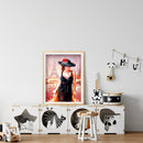 5D Diamond Painting Kit Woman with Hat Full Round Drill DIY Crafts (NH987)