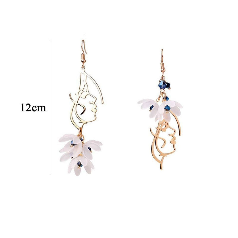 Wedding Flowers Earring Earring Jackets Flower Hanging Earrings Earrings