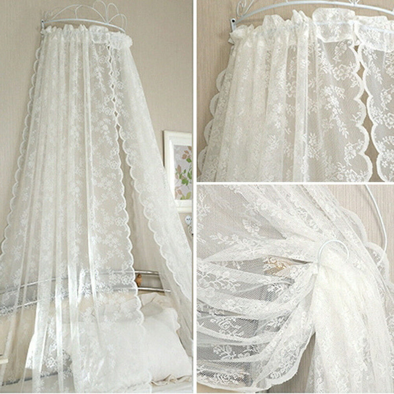 Door Window Sheer Curtain Drape Panel Leaf Voile Tulle Scarfs White