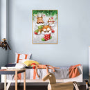 Diamond Painting Christmas Animals Full Round Drill Picture of Rhinestone Kit