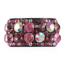 Mini Claw Ring Plastic Ponytail Holder Headband Crystal Hairband Hair Clip