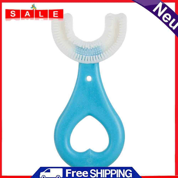 Silicone U-shaped Toothbrush 360 Degree Soft Brush for Kids (4pcs)