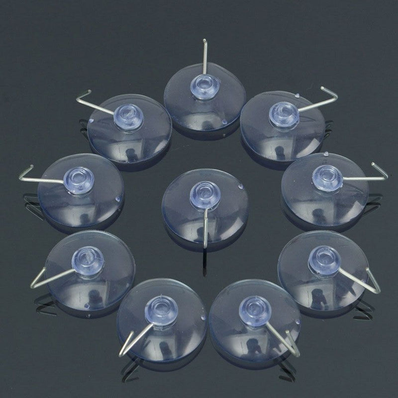 Wedding Supplies Hangers Rubber Glass Wall Hook Suction Cup Transparent Sucker