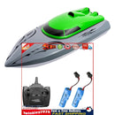 20km/h Waterproof RC Boat 2.4GHz High Speed Racing Ship for Kids (Green E) Newly