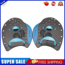 Swimming Paddles Fins Flippers Swim Water Sport Hand Webbed Gloves (Blue L)