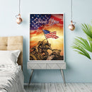 Diamond Painting Independence Day Full Round Drill Picture of Rhinestone Drawing