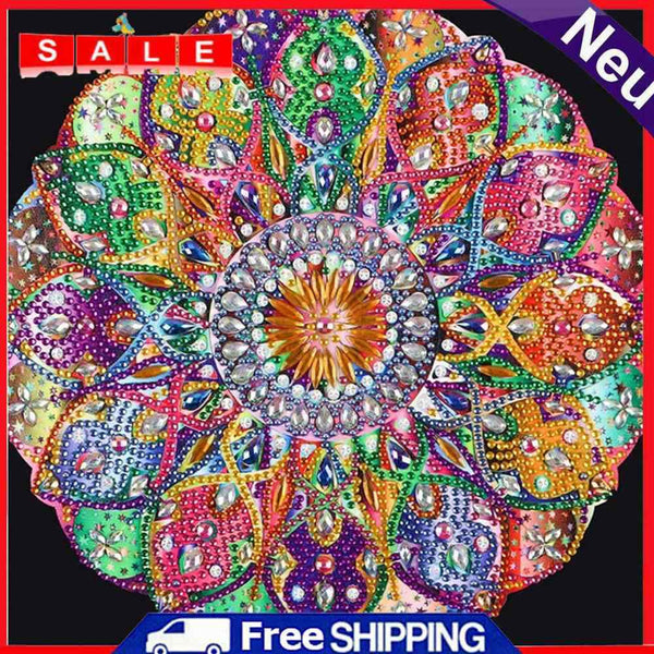 Point Drill Craft Mosaic 5D Datura Special-shaped Diamond Painting On Canvas