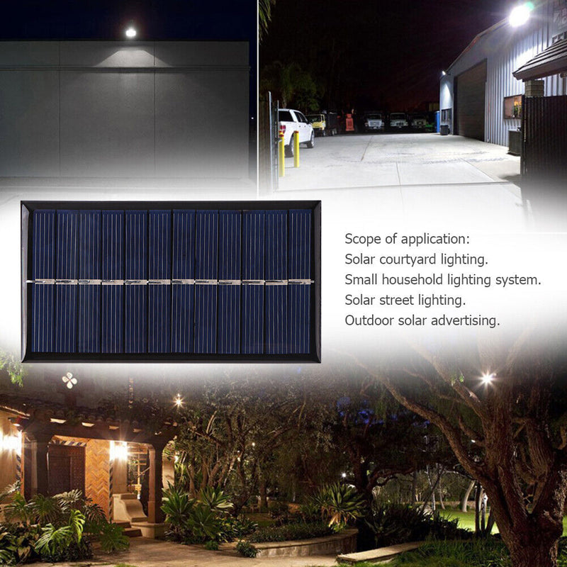 1W 6V Portable Solar Panel Mini DIY Solar System for Phone Power Bank Fan C