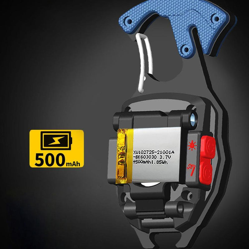 3 Gears Key Lights Portable Cob Work Lights Waterproof for Traveling (Blue)