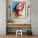 Painting By Numbers DIY Women Canvas Oil Wall Picture Kit for Living Room Arts