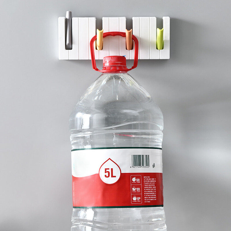 Wall Mounted Towel Hook Hanger Piano Keys Clothes Storage Organizer Rack Shel