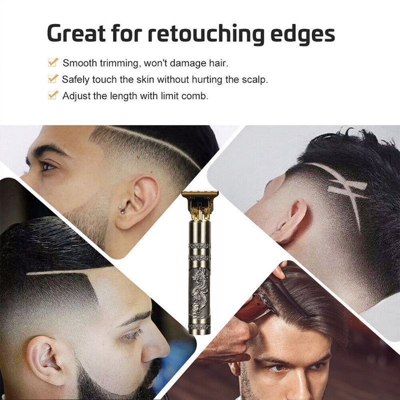 Men Beard Hair Trimmers Clippers Professional Barber Cutting Trimming Machine
