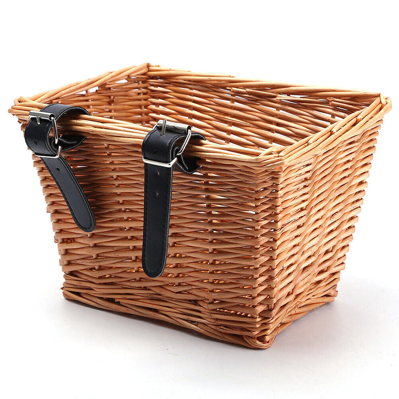 Children Bicycle Basket Mountain Wicker Detachable Bikes Front Decorations Newly