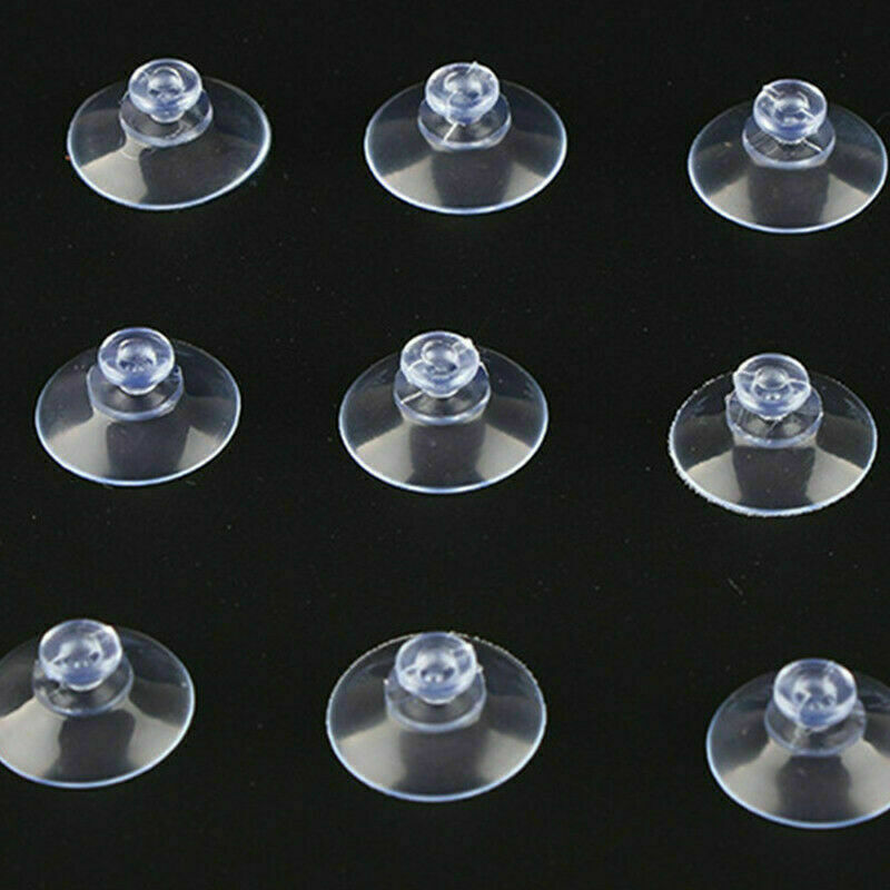 10X 30mm Perforated Suction Cups Cap Suckers Aquarium Hanger Pad Tank T4K6 T9J1