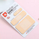 Memo Pad Band-aid Shape Design Note Paper Diary Notes R6B9 C5Z4 Bookmark U9G4