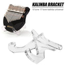 Thumb Finger Piano Display Rack Transparent Crystal Acrylic Kalimba Holder Stand