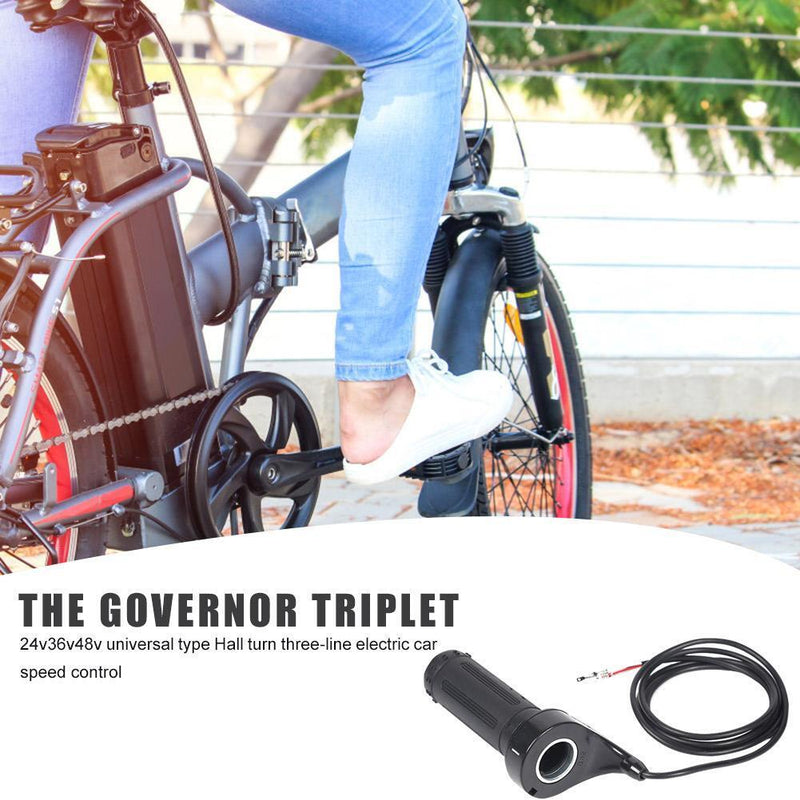 Electric Vehicle Handlebar 24V 36V 48V 3 Wire Twist Throttle Grip Speed Gov