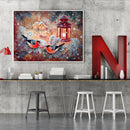 Frameless Dessert House Oil Paint By Numbers DIY Kit Handmade Drawing On Canvas