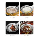 Stainless Steel Oil Strainer Spoon Skimmer Filter Sieve Kitchen Tool (M)
