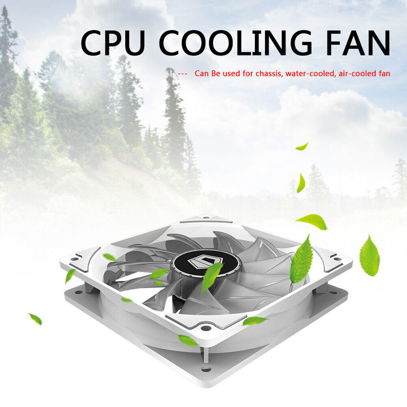 ID-COOLING XF-12025 120mm Cooler Fan 4Pin Radiator for PC Case CPU Water Cooling