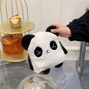 Cute Panda Crossbody Bag Kids Plush Chain Shoulder Bags Small Purse (A)