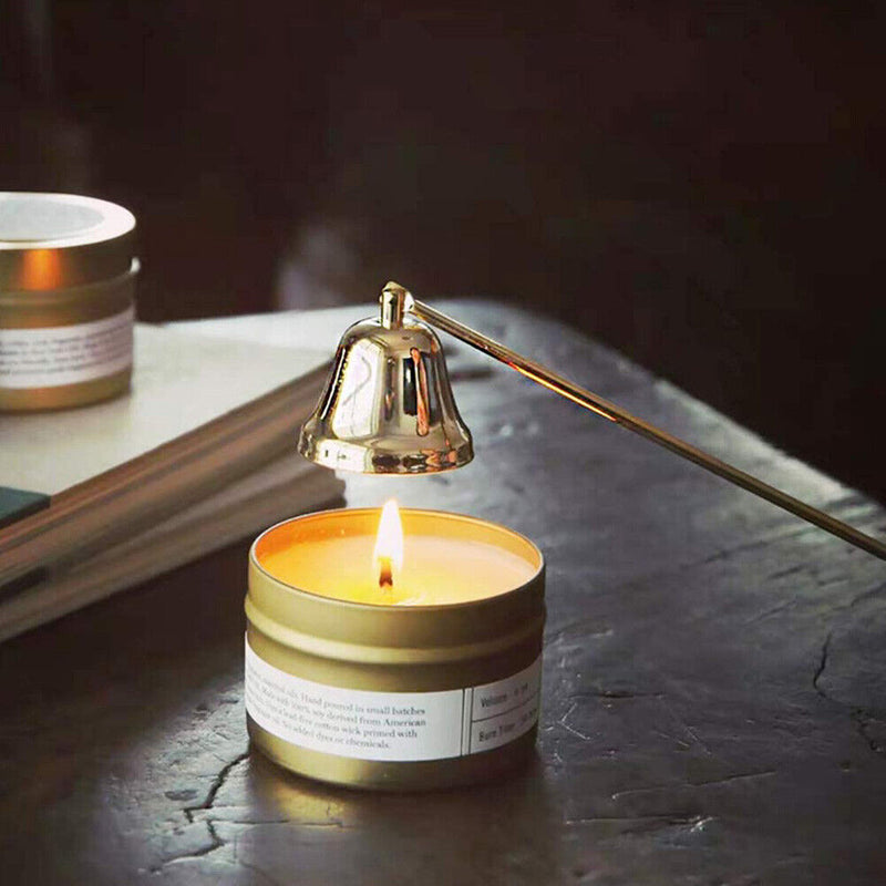 21cm Stainless Steel Wick Snuffer Solid Color Household Candle Wick Extinguisher
