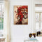 Fox Girl Oil Paint By Numbers Kits DIY Handpainted on Canvas Wall Pictures