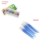 Tubes Oil Painting Watercolor paints Set Draw Pigment with Brush Acrylic