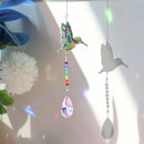 Crystal Diamond Angel Tears Catching Light Hanging Wind Chimes Decor (B) Newly