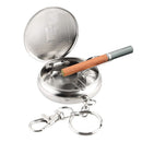 Round Shaped Cigarette Supplies Cigarette Ashtray Smoking Accessories Key Chain