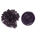 Fire Paint Sealing Wax Tablet Lacquer Seal Envelope Decor (Violet Black)