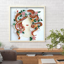 5D Diamond Curly Girl Part Special Drill Rhinestone Painting Kit for Home Newly