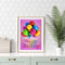 40x50cm Oil Paint By Numbers Birthday Balloon Frameless Picture DIY Painting