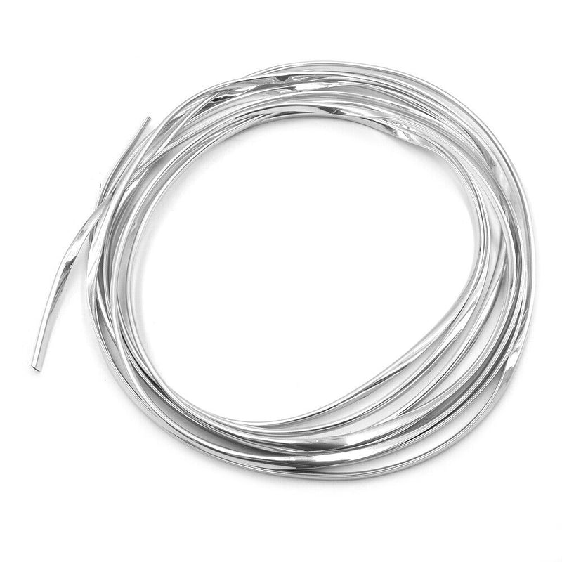 6m Universal Car Chrome Moulding Trim Strip Tape Door Edge Guard Cover Strips