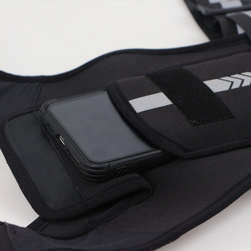 Reflective Running Vest Backpack Sports Outdoor Cycling Hiking Water Phone