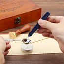 Retro Sealing Wax Stick for Wedding Invitation Seal Stamp Bar (Navy Blue) Newly