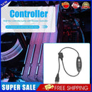 USB 5V Voltage Temperature Controller RGB Fan/Lamp with Remote Controller