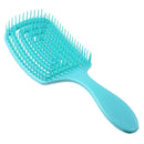 Hollow Hair Brush Scalp Massage Comb Hairdressing Styling Hairbrush (Green)