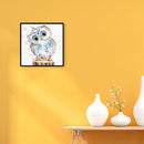 Cute Owl Oil Painting By Numbers Kit DIY Frameless Picture On Canvas Craft UK