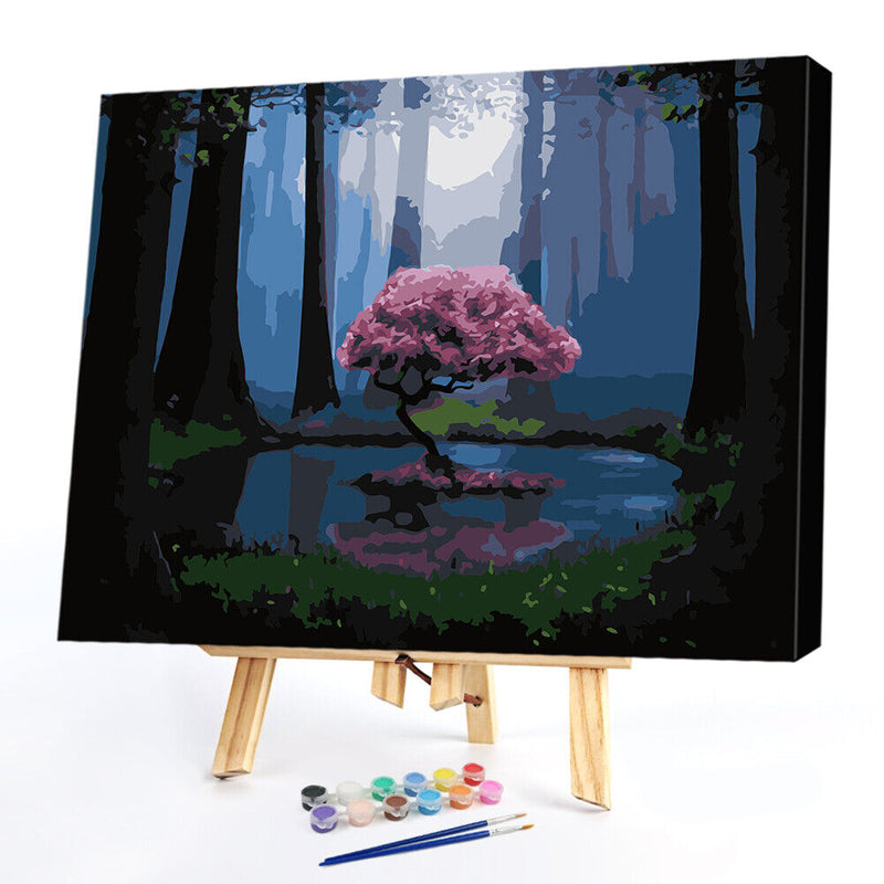 Oil Painting By Numbers Acrylic Paints Drawing Wall Art for Home Office Gift